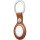Чехол для поискового брелка Apple AirTag Leather Key Ring Saddle Brown (MX4M2)  Фото №0