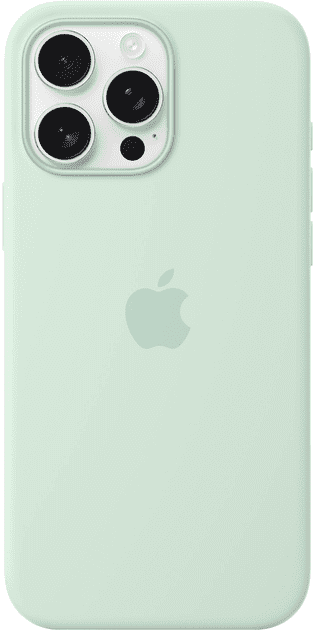 Чехол для смартфона Apple iPhone 16 Pro Max Silicone Case with MagSafe – Aquamarine (MDGY4)