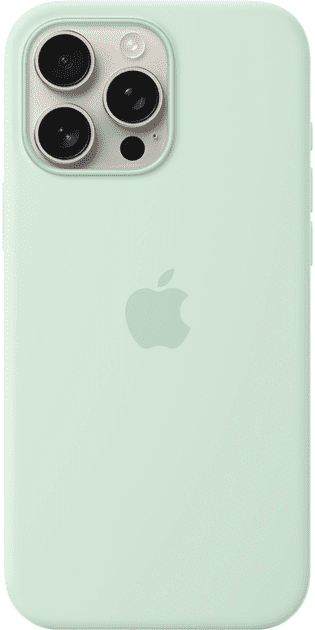 Чехол для смартфона Apple iPhone 16 Pro Max Silicone Case with MagSafe – Aquamarine (MDGY4)  Фото №0