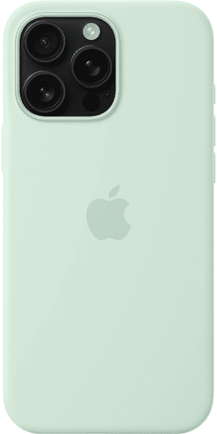 Чехол для смартфона Apple iPhone 16 Pro Max Silicone Case with MagSafe – Aquamarine (MDGY4)  Фото №2
