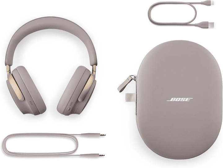 Наушники с микрофоном Bose QuietComfort Ultra Headphones Sandstone (880066-0300)  Фото №1