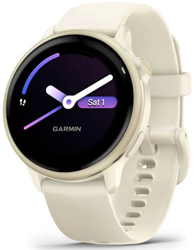 Смарт-годинник Garmin Vivoactive 6 Lunar Gold with Bone Band (010-02985-01)  Фото №0