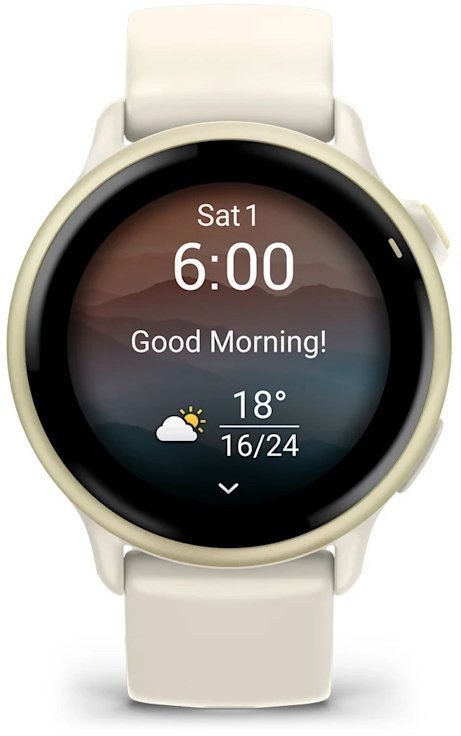 Смарт-годинник Garmin Vivoactive 6 Lunar Gold with Bone Band (010-02985-01)  Фото №3