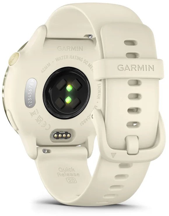 Смарт-годинник Garmin Vivoactive 6 Lunar Gold with Bone Band (010-02985-01)  Фото №4