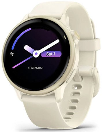 Смарт-годинник Garmin Vivoactive 6 Lunar Gold with Bone Band (010-02985-01)  Фото №0