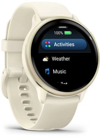 Смарт-годинник Garmin Vivoactive 6 Lunar Gold with Bone Band (010-02985-01)  Фото №5