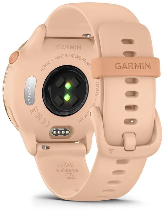 Смарт-годинник Garmin Vivoactive 6 Metallic Pink Dawn with Pink Dawn Band (010-02985-03)  Фото №1