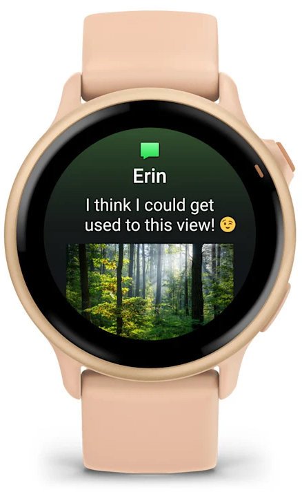 Смарт-годинник Garmin Vivoactive 6 Metallic Pink Dawn with Pink Dawn Band (010-02985-03)  Фото №3
