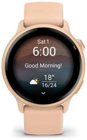 Смарт-годинник Garmin Vivoactive 6 Metallic Pink Dawn with Pink Dawn Band (010-02985-03)  Фото №6