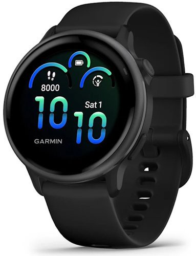 Смарт-годинник Garmin Vivoactive 6 Slate with Black Band (010-02985-00)  Фото №0
