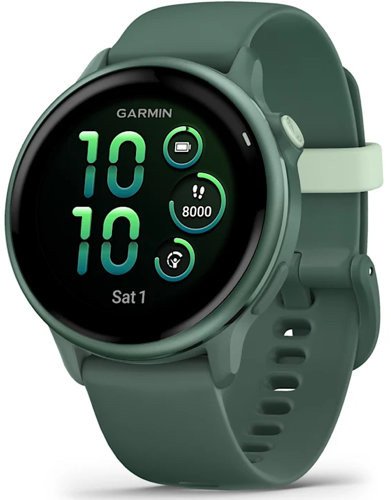 Смарт-годинник Garmin Vivoactive 6 Metallic Jasper Green with Jasper Green Band (010-02985-02)  Фото №0