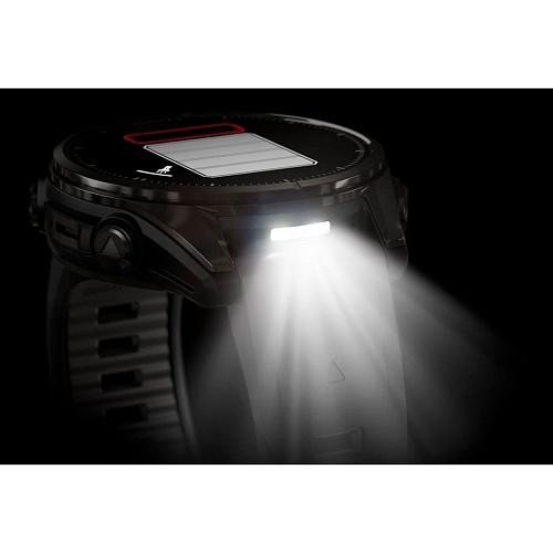 Смарт-часы Garmin Fenix 8 43mm AMOLED Sapphire Carbon Gray DLC Tit. w. Black/Pebble Gray S. Band (010-02903-20/21/28)  Фото №10