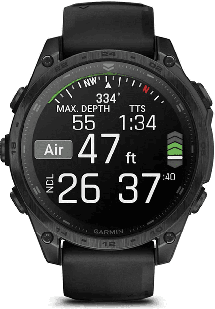 Смарт-годинник Garmin tactix 8 - 47 mm AMOLED Includes Applied Ballistics Ultralight Solver (010-03405-00/01)