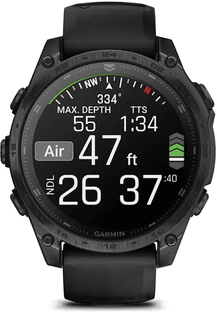 Смарт-часы Garmin tactix 8 - 47 mm AMOLED Includes Applied Ballistics Ultralight Solver (010-03405-00/01)