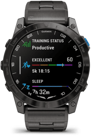 Смарт-часы Garmin D2 Mach 1 Pro with Vented Titanium Bracelet (010-02804-80/81)  Фото №4