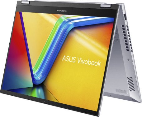 Ноутбук ASUS Vivobook S 14 Flip TP3402 Cool Silver (TP3402VA-LZ273W)  Фото №0