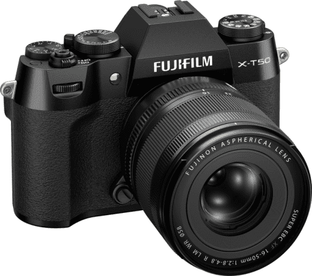 Беззеркальный фотоаппарат Fujifilm X-T50 kit 16-50mm f/2,8-4,8R LM WR Black (16828478)  Фото №2