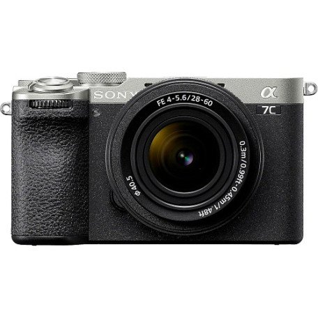 Бездзеркальний фотоапарат Sony Alpha A7C II kit (28-60mm) Silver (ILCE7CM2LS)