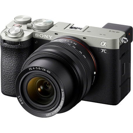 Бездзеркальний фотоапарат Sony Alpha A7C II kit (28-60mm) Silver (ILCE7CM2LS)  Фото №1