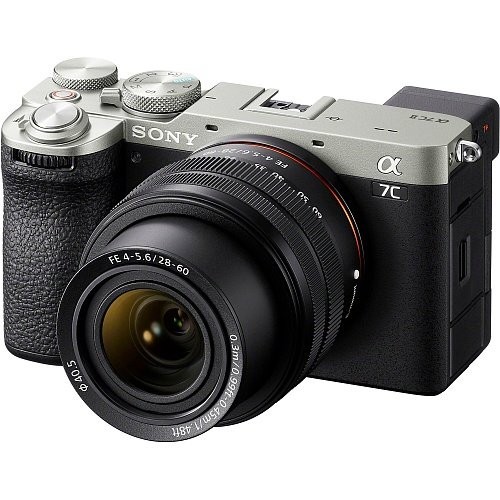 Беззеркальный фотоаппарат Sony Alpha A7C II kit (28-60mm) Silver (ILCE7CM2LS)  Фото №1