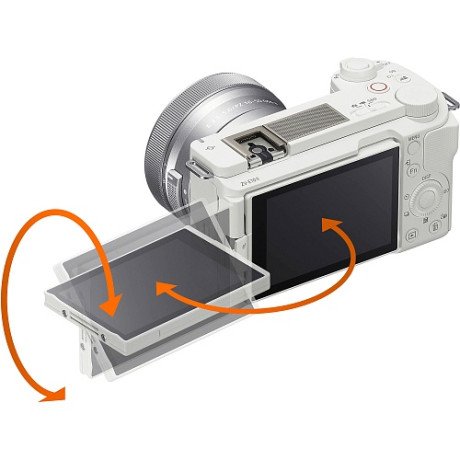 Бездзеркальний фотоапарат Sony ZV-E10 II body White (ZVE10M2W)  Фото №9