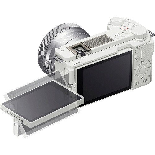 Беззеркальный фотоаппарат Sony ZV-E10 II kit (16-50mm) White (ZVE10M2KW)  Фото №8