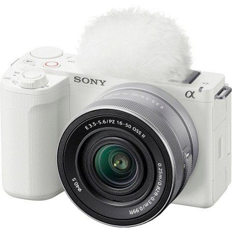 Беззеркальный фотоаппарат Sony ZV-E10 II kit (16-50mm) White (ZVE10M2KW)  Фото №0