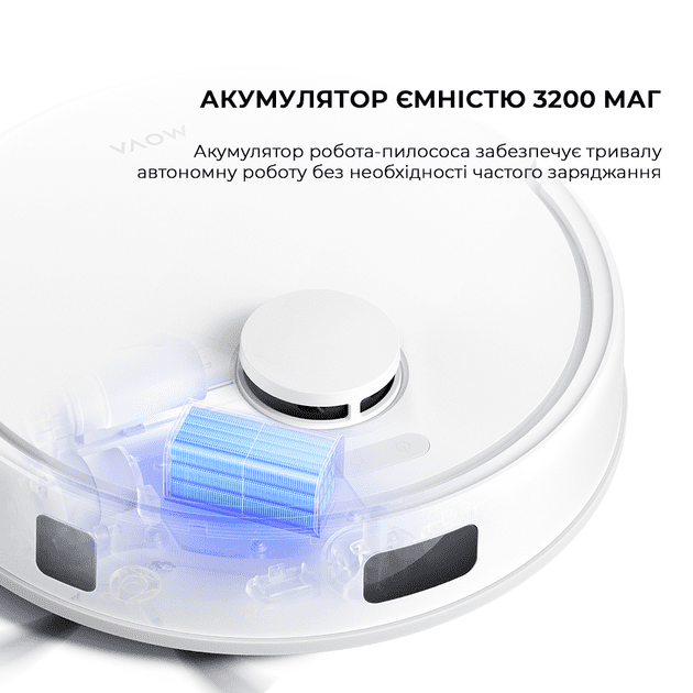 Робот-пылесос с влажной уборкой MOVA E20 Plus (RLE22GD)  Фото №9