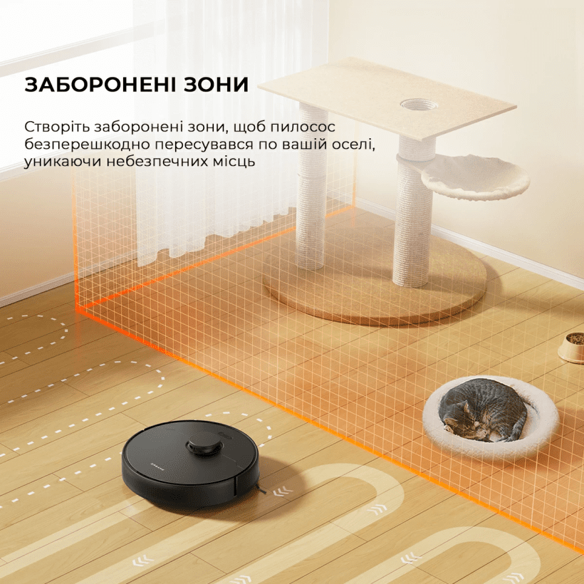 Робот-пилосос з вологим прибиранням Dreame D9 Max Black Gen 2 (RLD34GA-Bl)  Фото №2