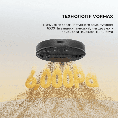 Робот-пилосос з вологим прибиранням Dreame D9 Max Black Gen 2 (RLD34GA-Bl)  Фото №4