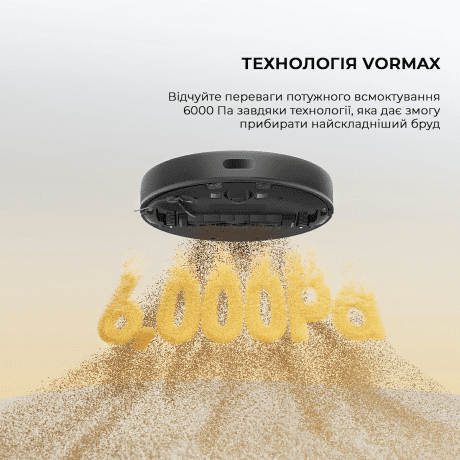 Робот-пилосос з вологим прибиранням Dreame D9 Max Black Gen 2 (RLD34GA-Bl)  Фото №4