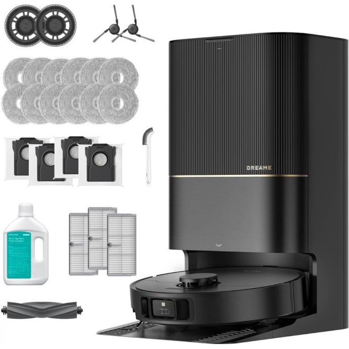 Робот-пылесос с влажной уборкой Dreame X40 Ultra Complete Black