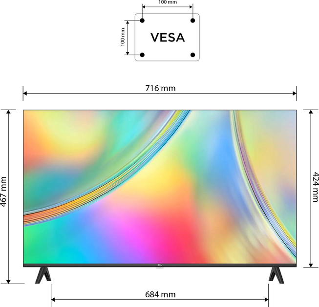 Телевизор TCL 32S5400AF  Фото №3