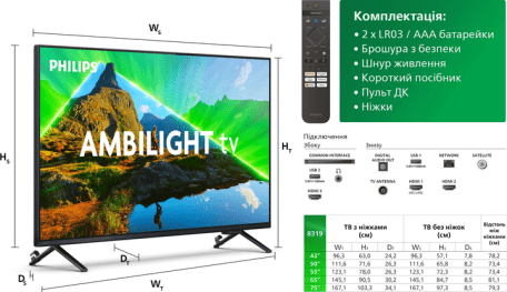 Телевизор Philips 65PUS8319/12  Фото №18
