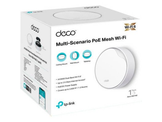 Mesh-система TP-Link Deco X50 PoE 3-Pack  Фото №6
