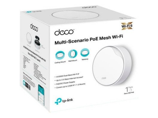 Mesh-система TP-Link Deco X50 PoE 3-Pack  Фото №6