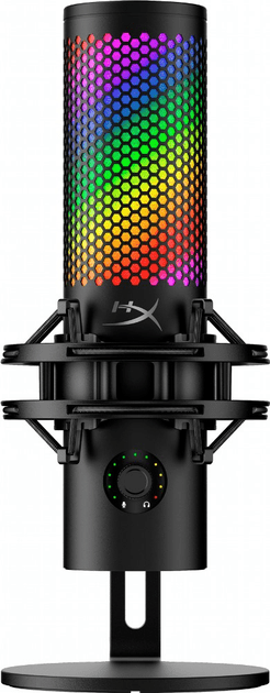 Мікрофон для ПК/ для стрімінгу, подкастів HyperX QuadCast 2 S Black RGB (9A273AA)