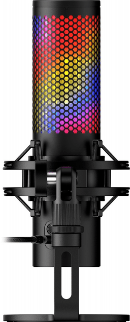 Мікрофон для ПК/ для стрімінгу, подкастів HyperX QuadCast 2 S Black RGB (9A273AA)  Фото №2