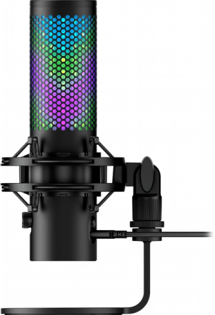 Мікрофон для ПК/ для стрімінгу, подкастів HyperX QuadCast 2 S Black RGB (9A273AA)  Фото №0