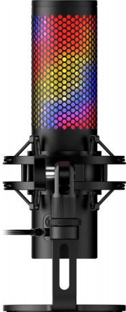 Мікрофон для ПК/ для стрімінгу, подкастів HyperX QuadCast 2 S Black RGB (9A273AA)  Фото №2