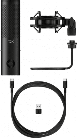 Мікрофон для ПК/ для стрімінгу, подкастів HyperX QuadCast 2 S Black RGB (9A273AA)  Фото №15