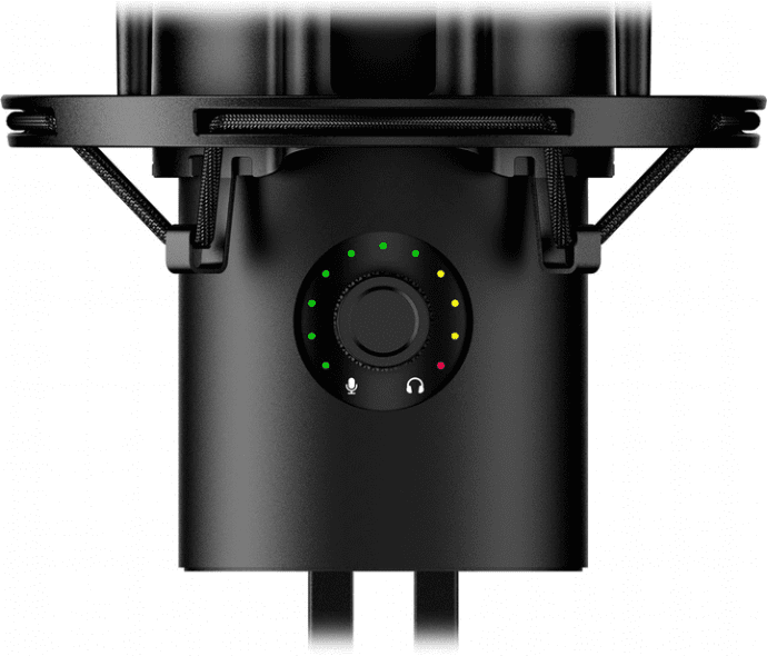 Микрофон для ПК/ для стриминга, подкастов HyperX QuadCast 2 S Black RGB (9A273AA)  Фото №3