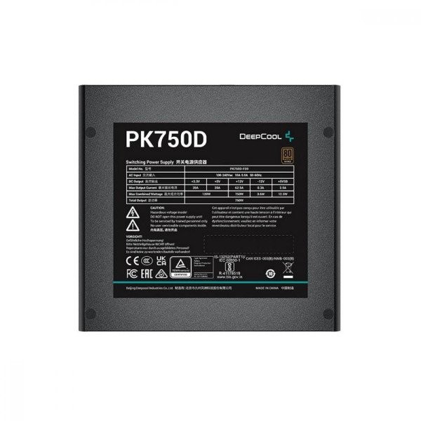 Блок питания Deepcool PK750D (R-PK750D-FA0B)  Фото №1