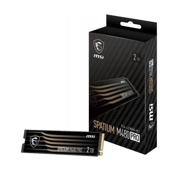 SSD накопитель MSI Spatium M480 Pro 2TB (S78-440Q600-P83)  Фото №2