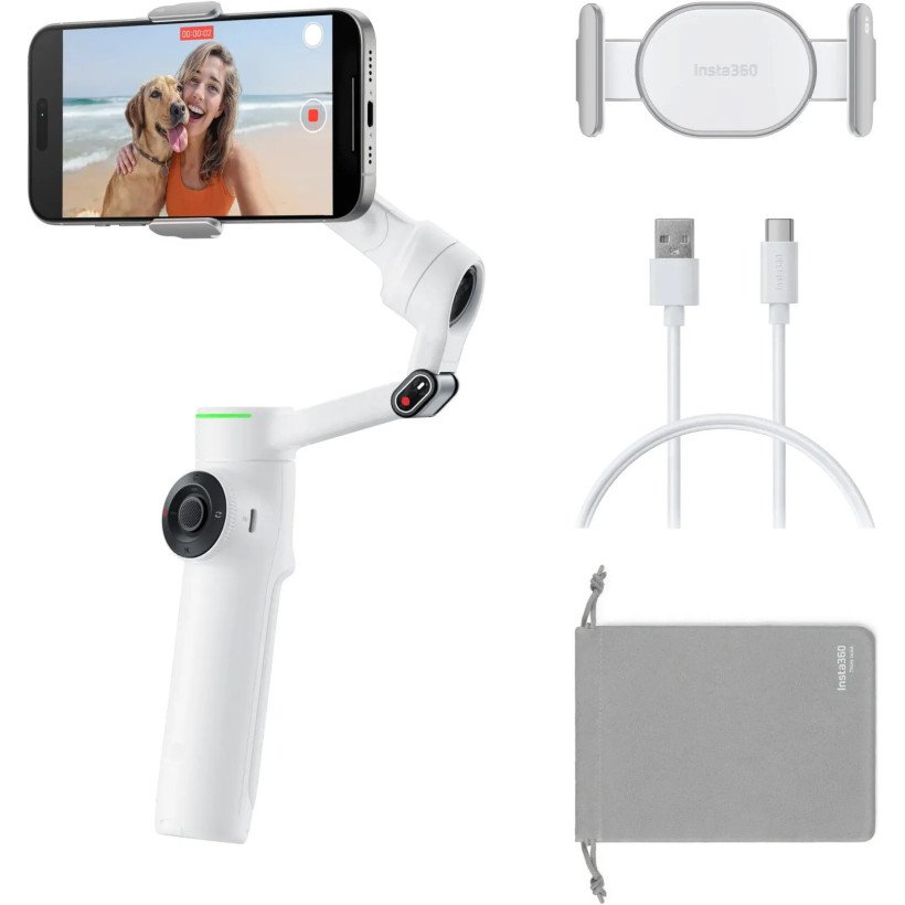 Монопод стабілізатор Insta360 Flow 2 Pro White (CINSABQB-W)  Фото №1