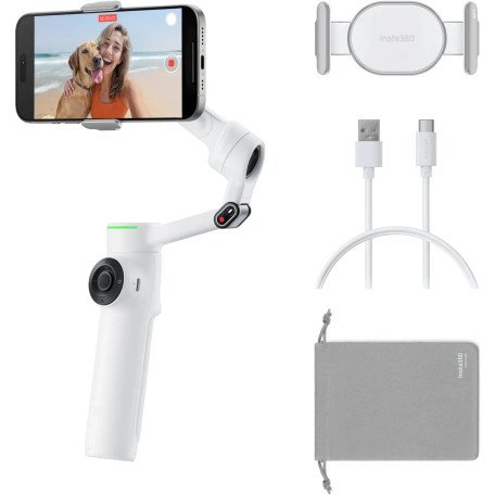 Монопод стабілізатор Insta360 Flow 2 Pro White (CINSABQB-W)  Фото №1