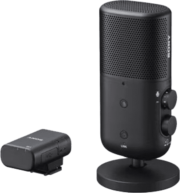 Мікрофон для стрімінгу, подкастів/ для фотокамери/ для смартфону Sony ECM-S1 (ECMW2BT.CE7) (ECMS1.CE7)
