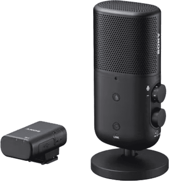 Микрофон для стриминга, подкастов/ для фотокамеры/ для смартфона Sony ECM-S1 (ECMW2BT.CE7) (ECMS1.CE7)