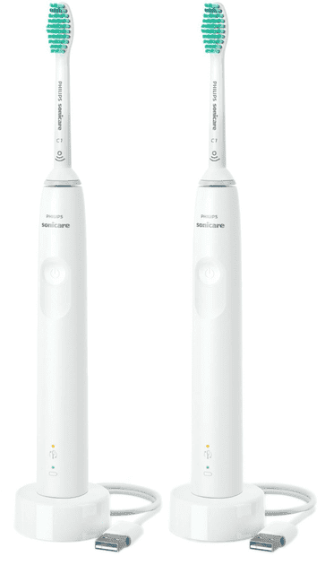 Набір із 2-х електричних зубних щіток Philips Sonicare 3100 series HX3675/13