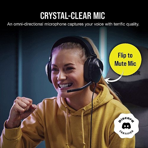 Наушники с микрофоном Corsair HS55 Surround Carbon (CA-9011265)  Фото №6